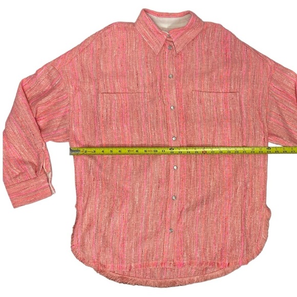 IRO Founda Fringed Bouclé Shirt Jacket - Picture 7 of 11